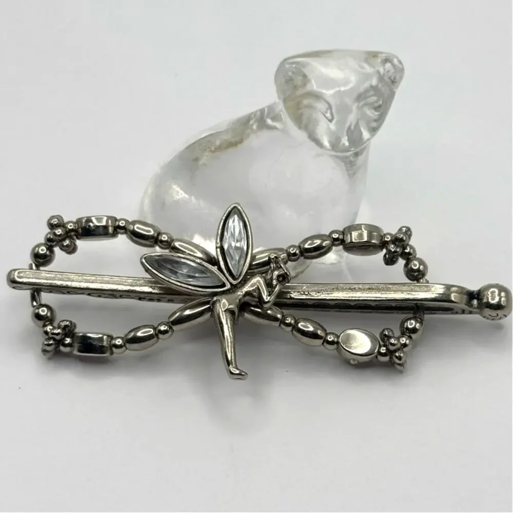 Silver Crystal Fairy Hairclip